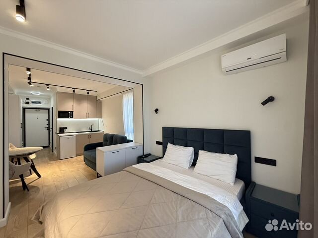 

Квартира-студия, 28 м², 2 кровати
