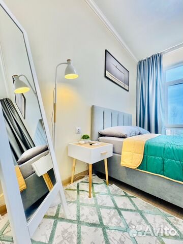 

1-к. квартира, 38 м², 2 кровати