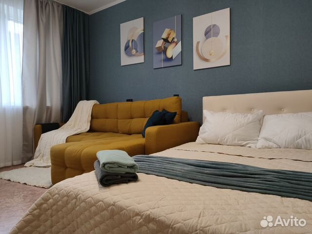 

1-к. квартира, 39 м², 2 кровати