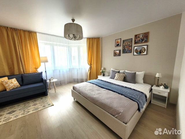 

1-к. квартира, 40 м², 2 кровати