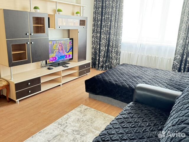 

1-к. квартира, 44 м², 2 кровати
