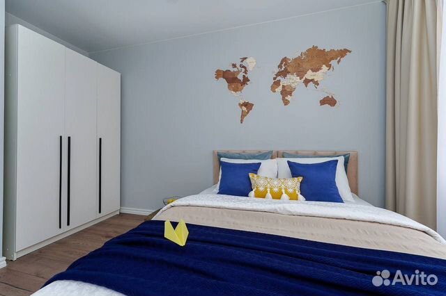 

1-к. квартира, 40 м², 3 кровати