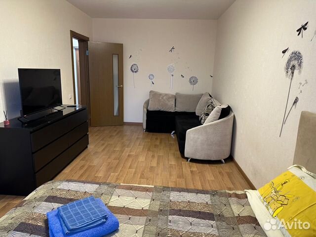 

1-к. квартира, 38 м², 2 кровати