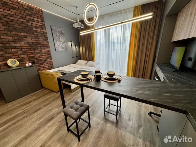 

Квартира-студия, 28 м², 1 кровать