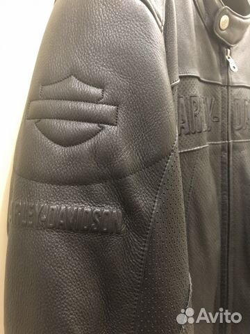 Куртка harley davidson, кожа с перфорацией, XXL Куртка harley davidson, кожа с перфорацией, XXL