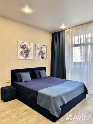 

1-к. квартира, 52 м², 2 кровати