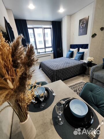 

Квартира-студия, 30 м², 2 кровати