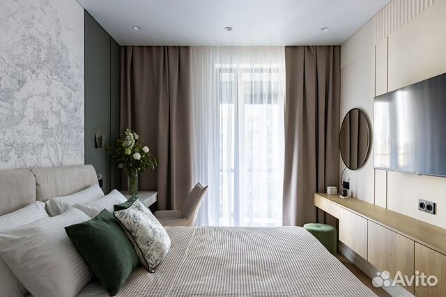 

1-к. квартира, 35 м², 2 кровати