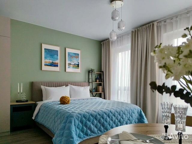 

Квартира-студия, 27 м², 2 кровати