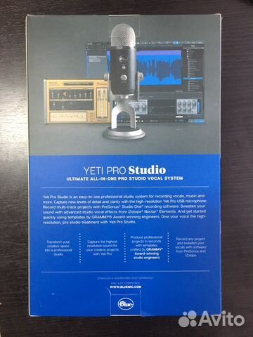 Студийный микрофон blue yeti PRO studio