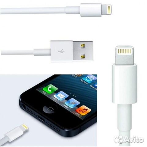 USB кабель iPhone 5/6/7/iPad (гарантия полгода)