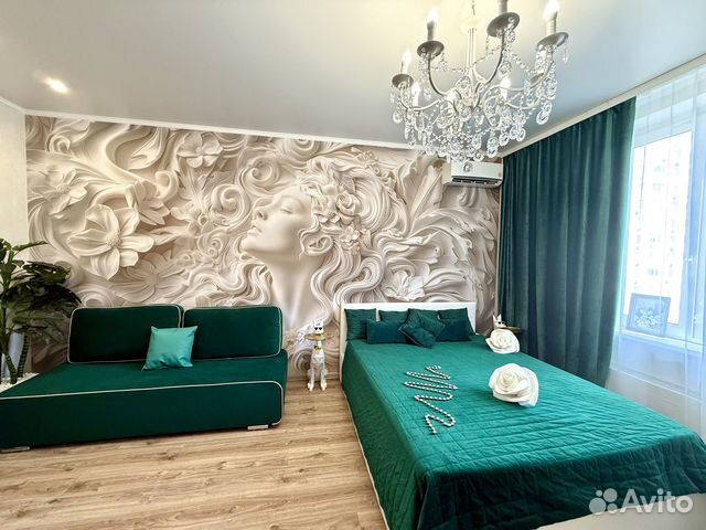 

1-к. квартира, 39 м², 2 кровати