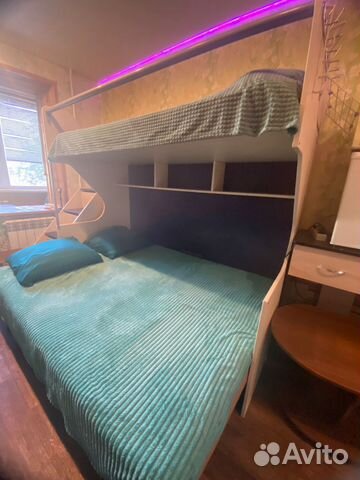 

Квартира-студия, 26 м², 3 кровати