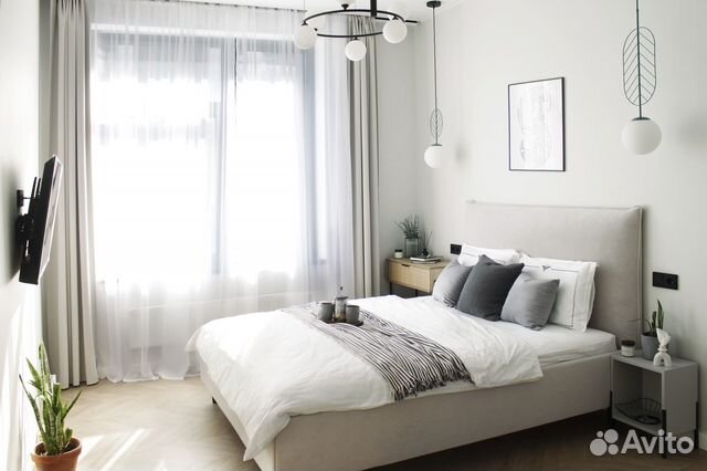 

1-к. квартира, 34 м², 2 кровати
