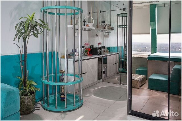 

Квартира-студия, 35 м², 2 кровати