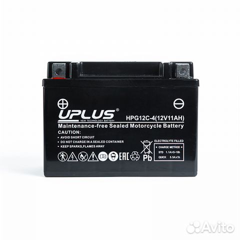 Мото аккумулятор uplus HPG12C-4 (YTZ12S)