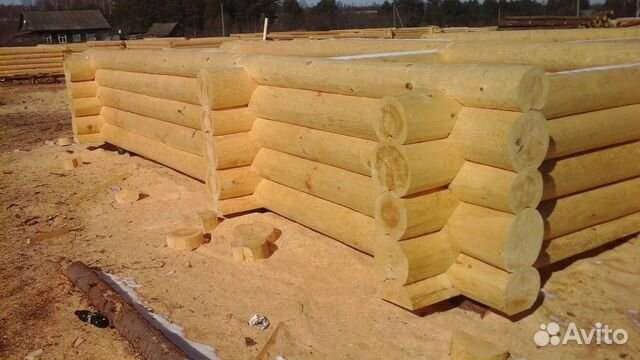 Сруб 6х8+ 2 метра терраса ручная рубка в чашу Сруб 6х8+ 2 метра терраса ручная рубка в чашу