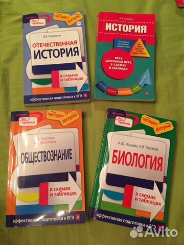 Справочники по русскому языку, обществознанию, физ