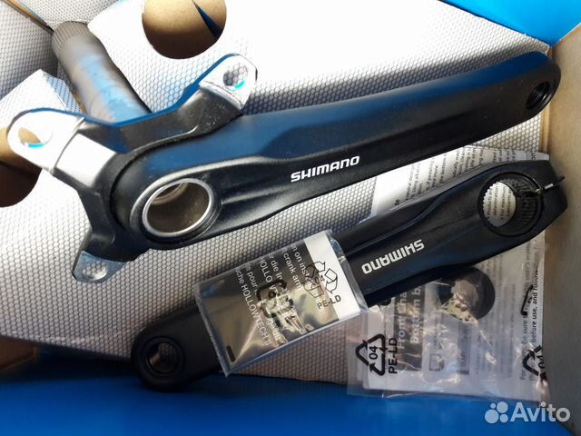 Новые шатуны Shimano MT300 (вес 719гр.)