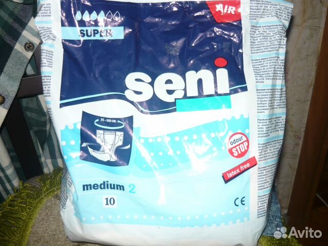 Памперсы для взрослых seni medium Памперсы для взрослых seni medium