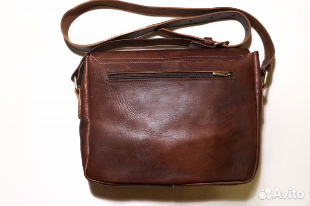 Сумка Мужская Кожаная Бычья Кожа Через Плечо Сумка Мужская Кожаная Бычья Кожа Через Плечо