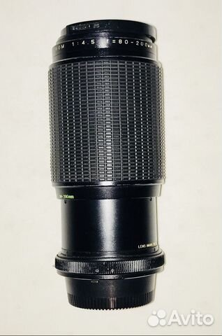 Обьектив Tokina 80-200mm f/4,5 ручная фокусировка Обьектив Tokina 80-200mm f/4,5 ручная фокусировка