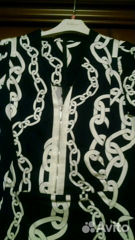 Платье новое C.Leman 50/52 синее с белым Платье новое C.Leman 50/52 синее с белым