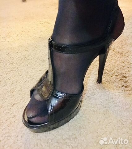 YSL Baldinini оригинал чёрные босоножки б/у YSL Baldinini оригинал чёрные босоножки б/у