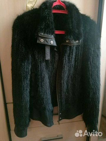 Куртка из вязаной норки 40-42