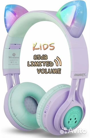 Детские наушники Riwbox CT-7 Cat Bluetooth Headpho Детские наушники Riwbox CT-7 Cat Bluetooth Headpho