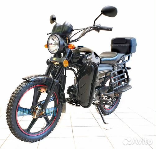 Мопед Альфа Ягуар Alpha Jaguar 110 см3. black