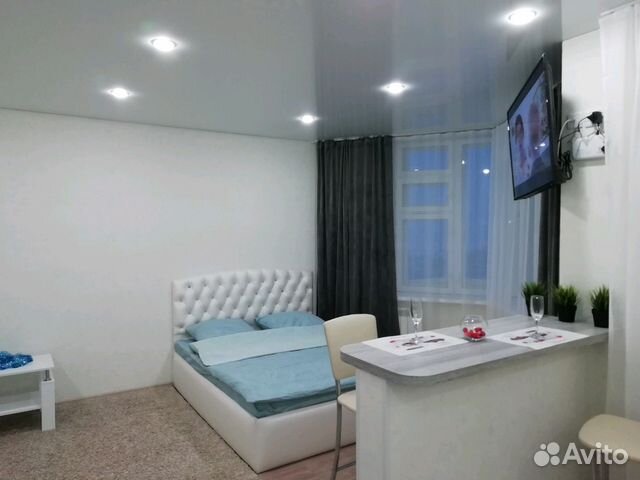 

Квартира-студия, 44 м², 1 кровать