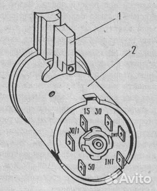 Контактная группа замка зажигания ваз 2101 схема