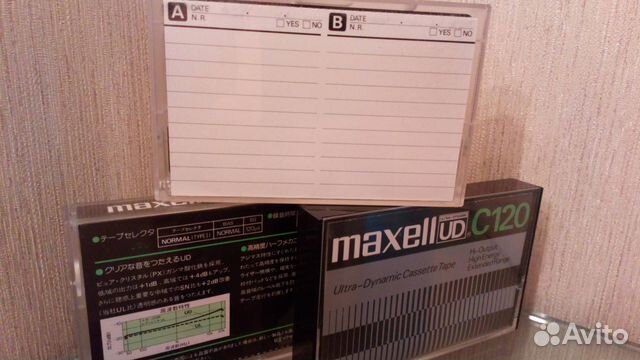 Аудио кассеты maxell UD120, Japan