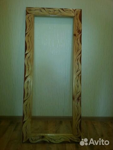 Рама для зеркала из массива сосны