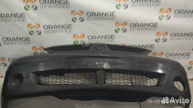 Бампер передний Renault Logan 2004-2009 Бампер передний Renault Logan 2004-2009