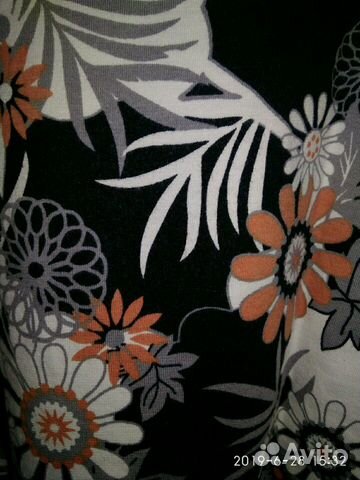 Трикотажная туника, хлопок Трикотажная туника, хлопок