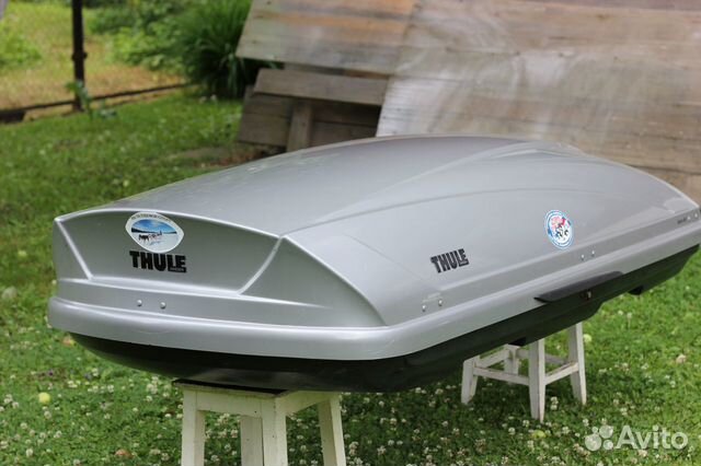 Автобокс Thule Motion 900 серебристый б/у