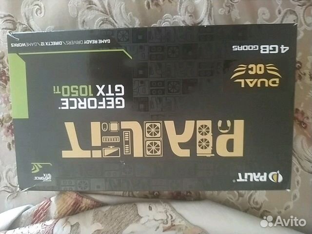 Видеокарта GTX 1050 Ti 4 Gb