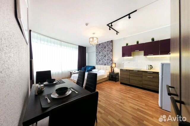 

Квартира-студия, 30 м², 2 кровати
