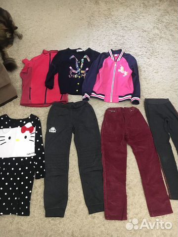 Одежда пакетом для девочки 128рост Одежда пакетом для девочки 128рост