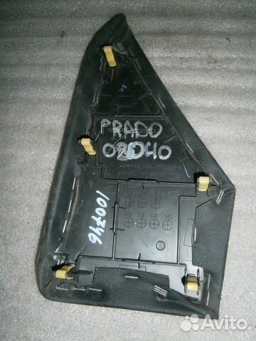 Обшивка в торпедо Toyota Prado 150 накладка панел