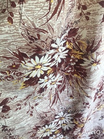 Пара штор, шторы, х/б, ширина около 60 см, длина о