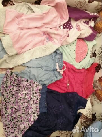 Детские вещи на девочку 5-6 лет пакетом