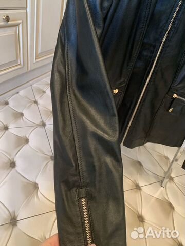 Куртка кожаная Massimo Dutti новая