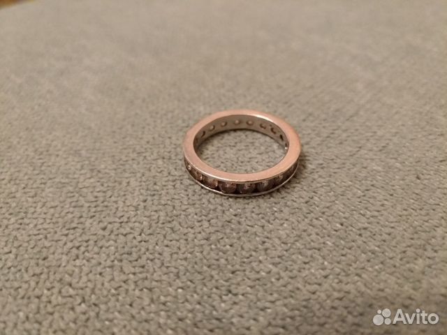 Кольцо серебряное с фианитами 16