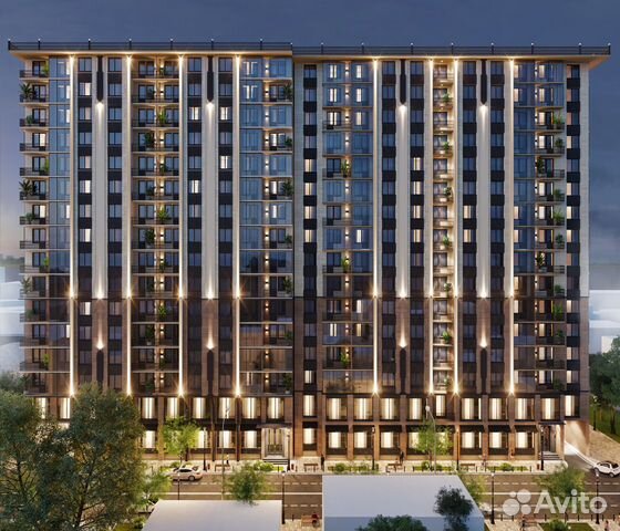 2-к квартира, 64.8 м², 13/16 эт.