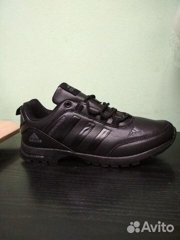 Кроссовки Adidas черные кожаные (41-45) Кроссовки Adidas черные кожаные (41-45)