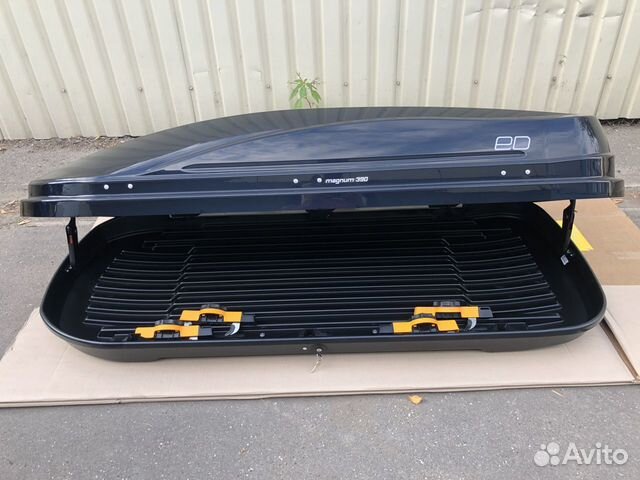 Автобокс Магнум 390 Чёрный металлик быстросъём 320 Автобокс Магнум 390 Чёрный металлик быстросъём 320