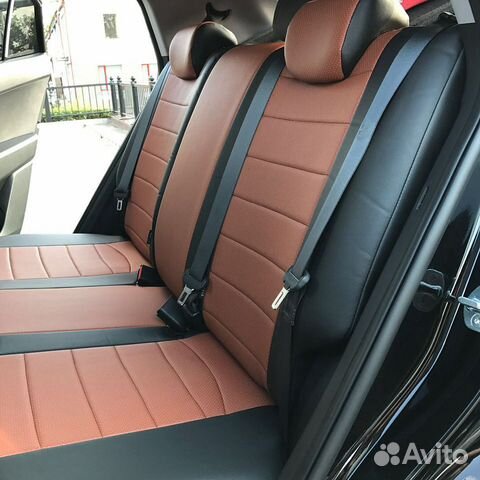 Чехлы на авто из экокожи для Hyundai Sonata